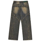 Vintage Patchwork Straight Jean